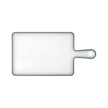 Tocator dreptunghiular, Zola®,alb-gri, cu maner, 27x19 cm Tocator dreptunghiular, Zola®,alb-gri, cu maner, 27x19 cm