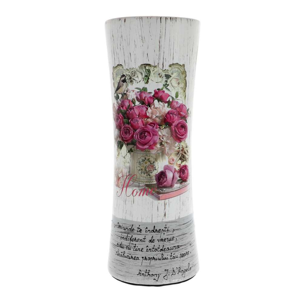 Vaza Pictata 30cm Stralucire 10x30 cm