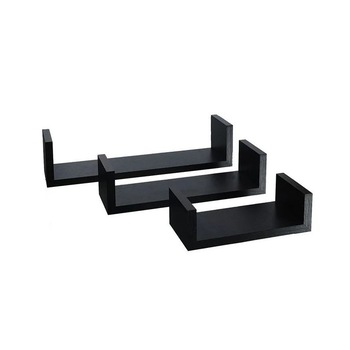 Set 3 rafturi de perete de culoare wenge pentru living, dormitor , hol , bucatarie ( include suruburi de prindere ) Set 3 rafturi de perete de culoare wenge pentru living, dormitor , hol , bucatarie ( include suruburi de prindere )