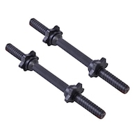 Set 2 bare filetante cu 2 piulite pentru greutati, incom, 2x34cm, negre