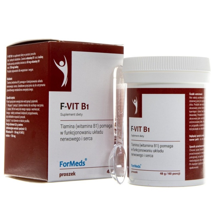 Supliment alimentar F-Vit B1 Formeds, 48 g pudra