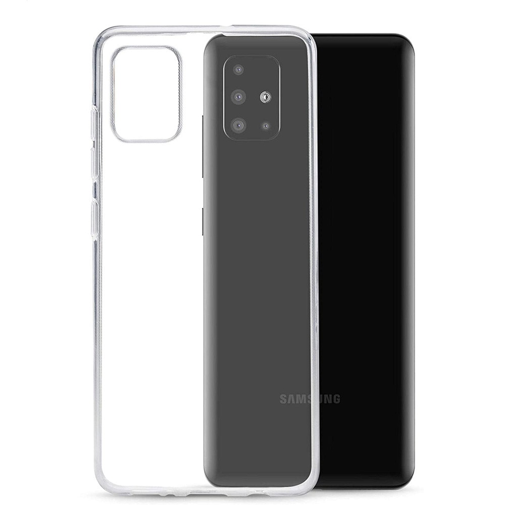 Husa protectie Samsung Galaxy A51, din silicon, Transparenta
