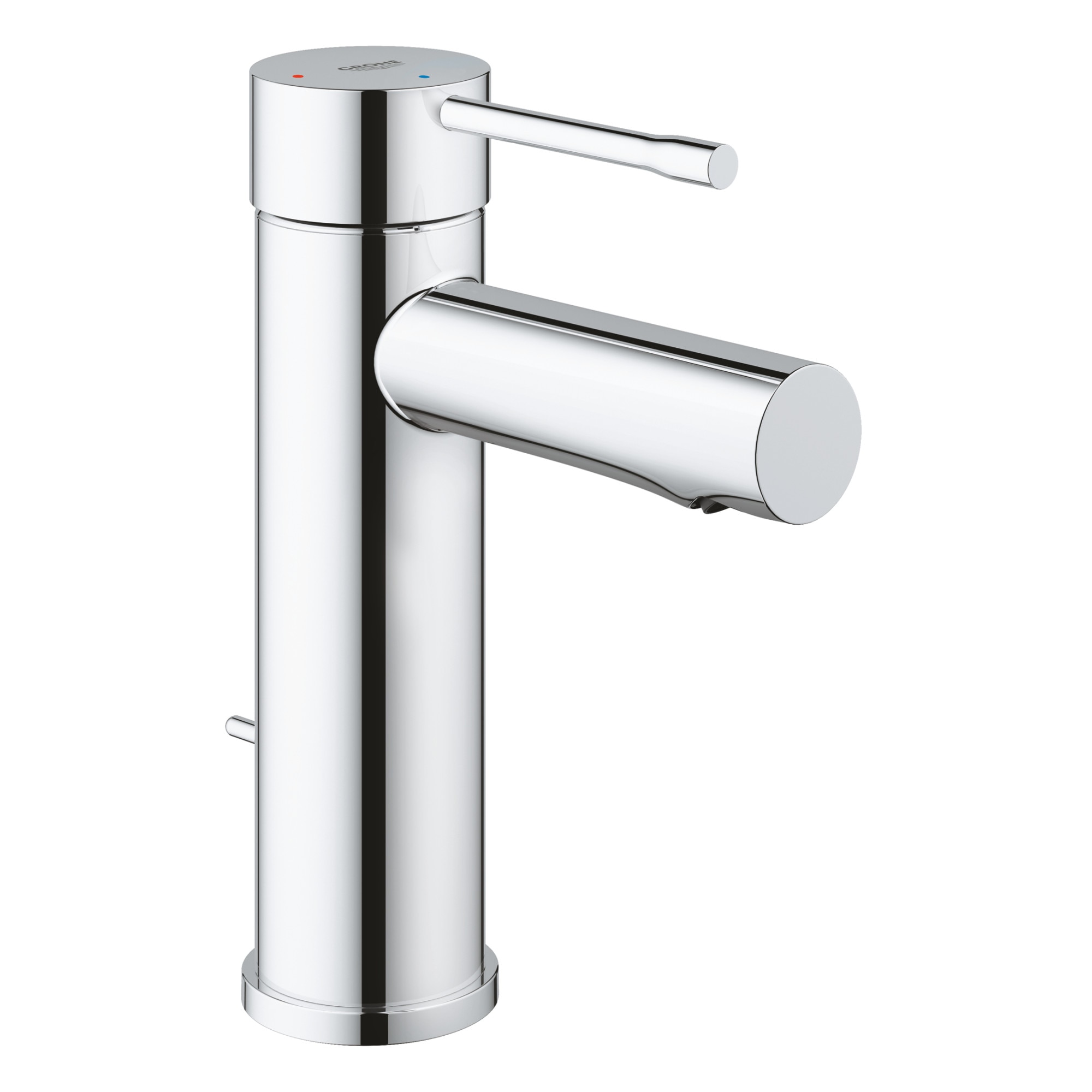 Baterie lavoar Grohe Essence 23379001, 3/8'', marimea S, monocomanda, evacuare, crom