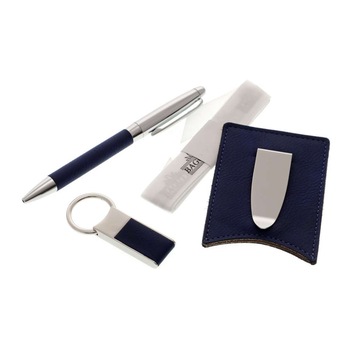 Set Cadou Barbati 3 Piese Bagutta Albastru Set Cadou Barbati 3 Piese Bagutta Albastru