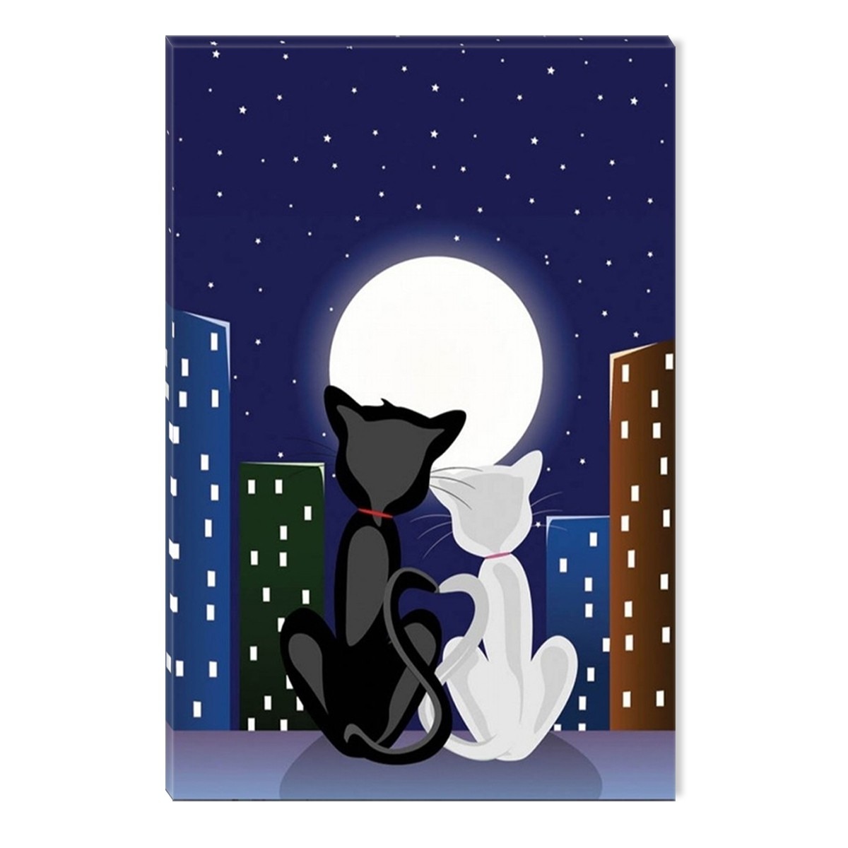 Tablou DualView Startonight Pisici, luminos in intuneric, 60 x 90 cm