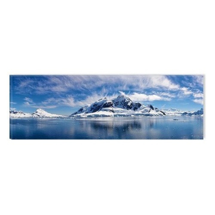 Tablou DualView Startonight Tara minunilor de gheata, luminos in intuneric, 40 x 120 cm
