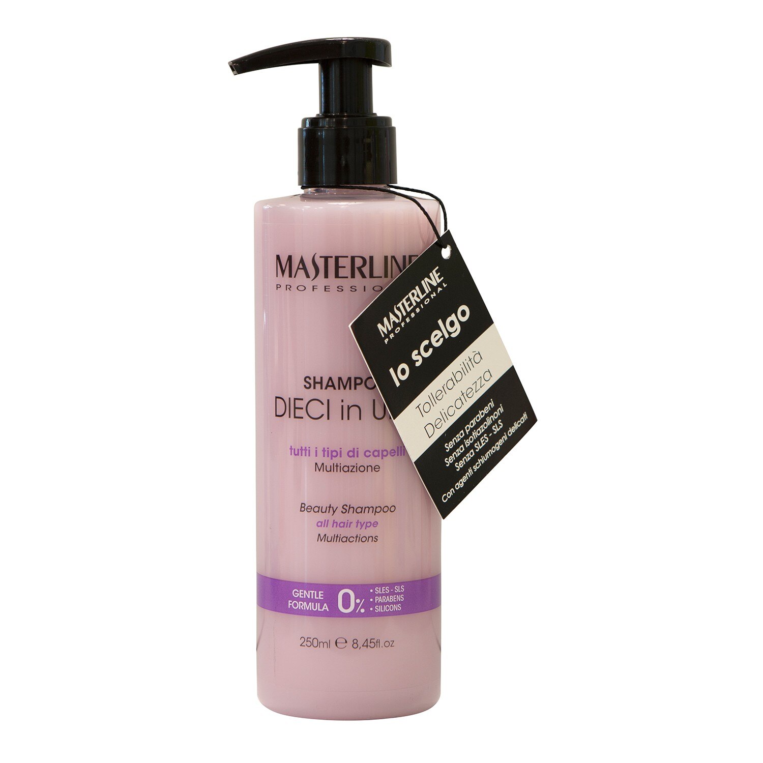 Sampon Multiactiune ”10 in 1” MasterLine pentru toate tipurile de par 250ml, made in Italy