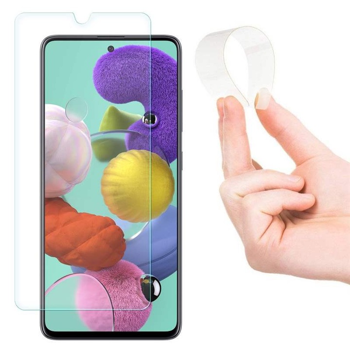 Nano Flexi Glass hybrid képernyővédő fólia edzett üveg tempered glass Samsung Galaxy A51 üvegfólia