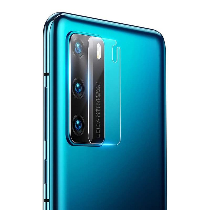 Baseus 2x 0,25 mm-es edzett lencse edzett üveg tempered glass Képernyővédő fólia Huawei P40 átlátszó (SGHWP40-JT02) üvegfólia