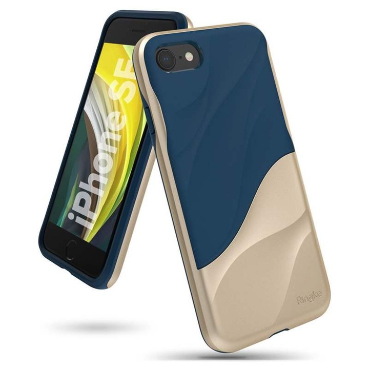 Ringke Hullám telefontok PC keret iPhone SE 2020 / iPhone 8 / iPhone 7 arany (WVAP0027) telefontok