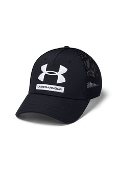 Under Armour, Sapca trucker unisex cu broderie logo, Negru/Alb, 54-60 CM Standard Under Armour, Sapca trucker unisex cu broderie logo, Negru/Alb, 54-60 CM Standard