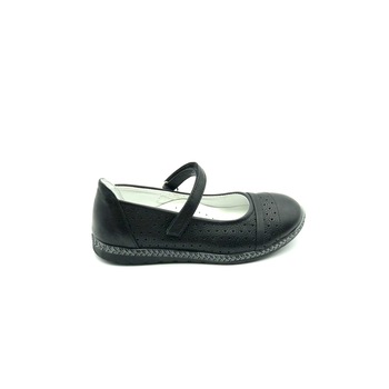 Pantofi ortopedici copii Sibel Bebe, piele naturala, EVO1152, Negru Pantofi ortopedici copii Sibel Bebe, piele naturala, EVO1152, Negru