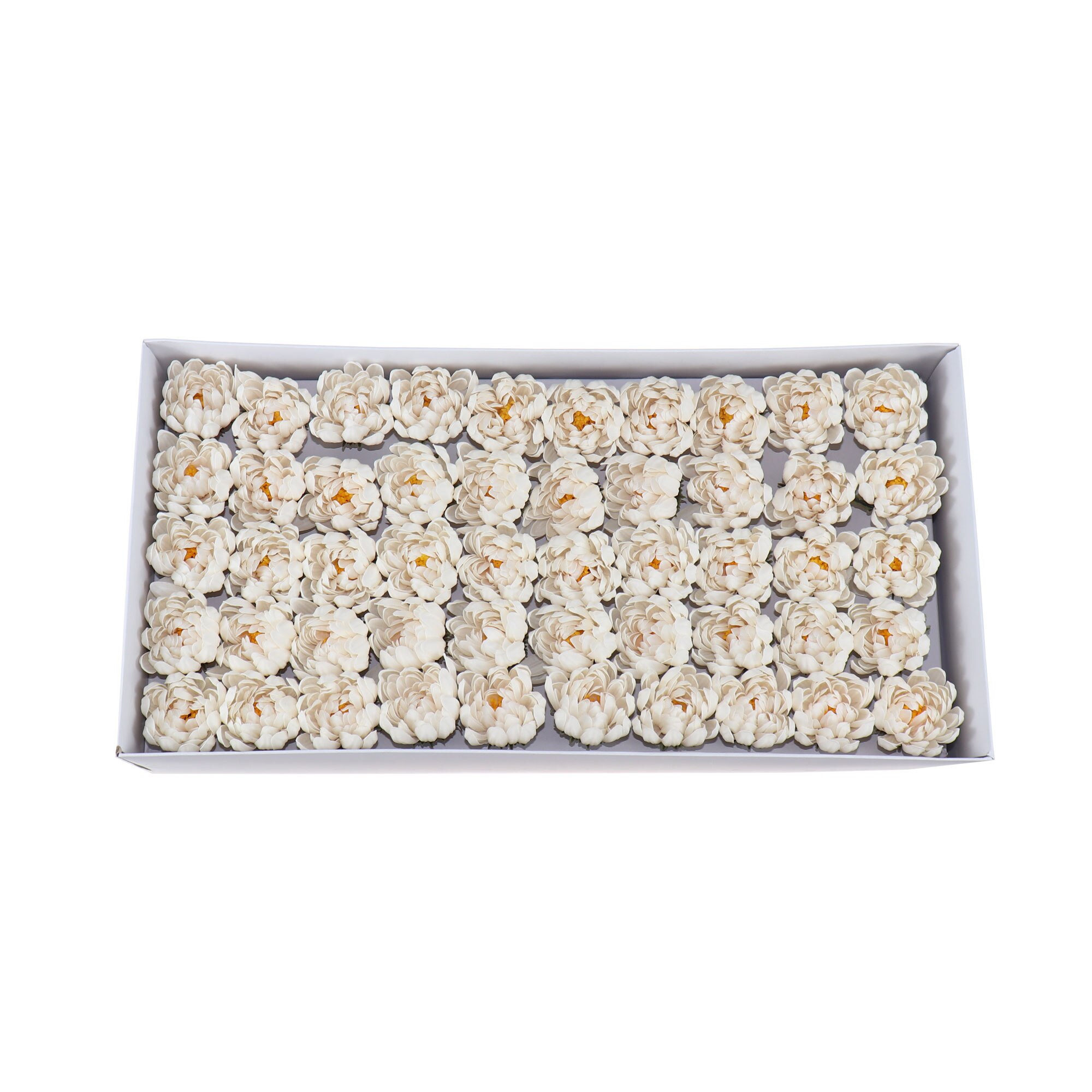 Nuferi din sapun, 50 Buc/Set, CD4083-Alb