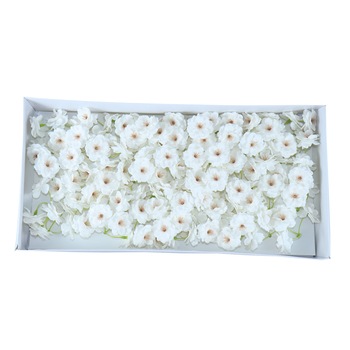 Flori de cires din sapun, 36 buc/Set, SF013 Alb Flori de cires din sapun, 36 buc/Set, SF013 Alb