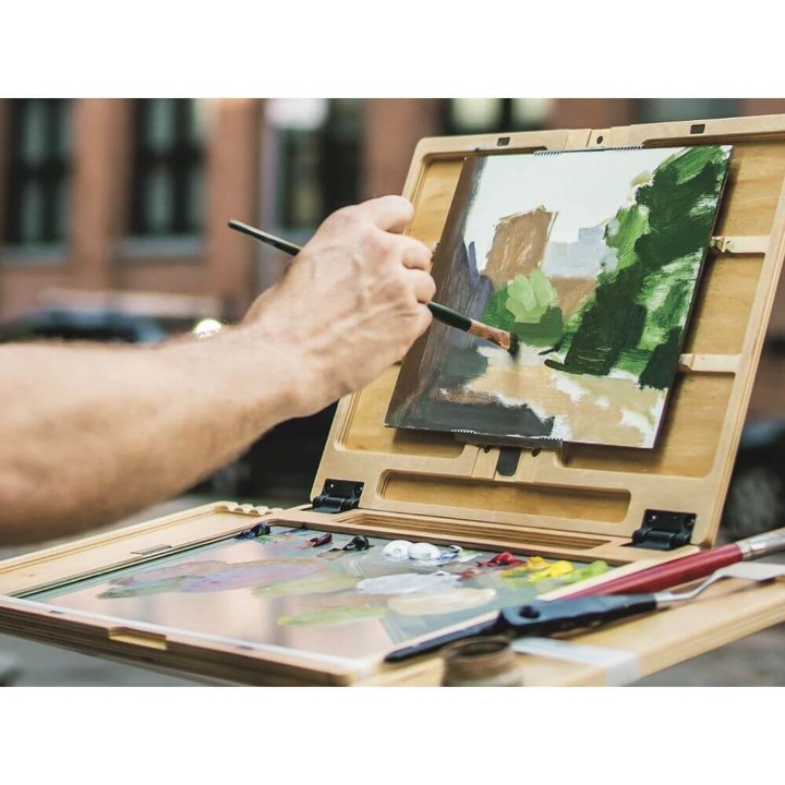 Pensula Milan Seria 311, Numarul 24, Varf Rotund, Par Sintetic