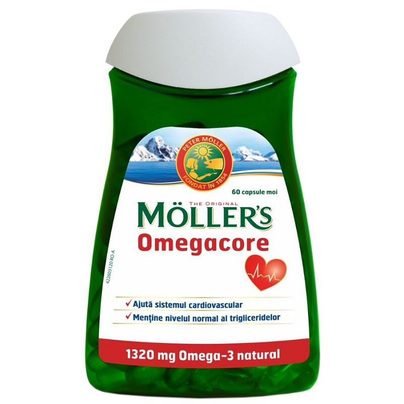 Omegacore Moller's, 60 capsule moi