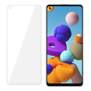 Folie Sticla Flexibila BestSuit Premium pentru Samsung Galaxy A21s, 0.18mm, Transparenta Folie Sticla Flexibila BestSuit Premium pentru Samsung Galaxy A21s, 0.18mm, Transparenta