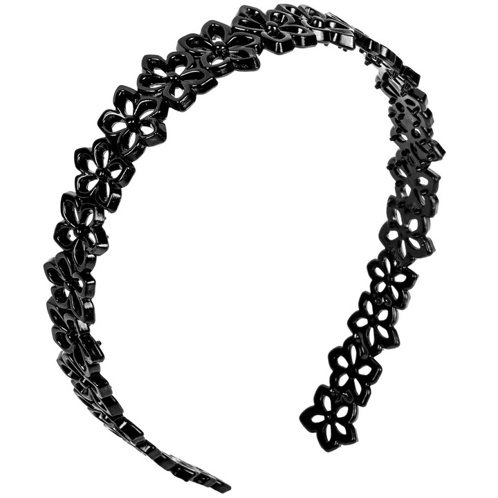 Cordeluta neagra perforata cu flori decorative, Maison du Paradis