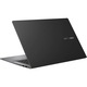 Laptop ASUS VivoBook S15 S533EA cu procesor Intel® Core™ i5-1135G7 pana la 4.20 GHz, 15.6", Full HD, 8GB, 512GB SSD, Intel Iris Xᵉ Graphics, Free DOS, Indie Black