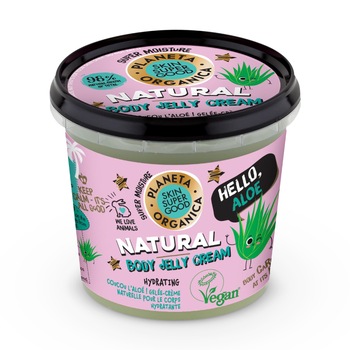 Crema de corp Organic Shop Skin Super Good Aloe Hello 360 ml Crema de corp Organic Shop Skin Super Good Aloe Hello 360 ml