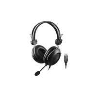 Casti A4TECH HU-35, Stereo, USB, Negru