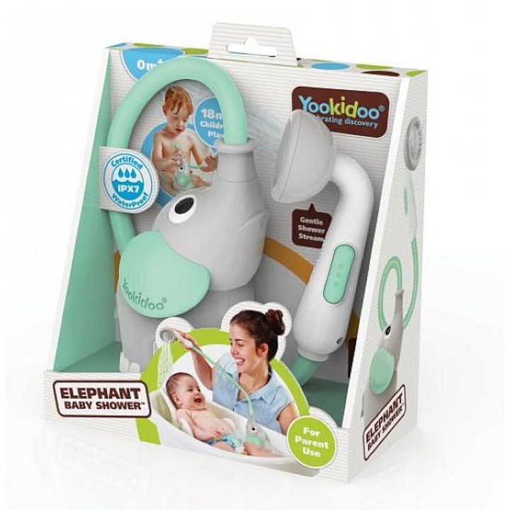 Yookidoo Elefántos babazuhany - zöld