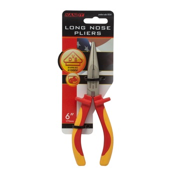 Patent cu varf subtire Handy, Maner izolat pana la 1000V, Rosu/Galben Patent cu varf subtire Handy, Maner izolat pana la 1000V, Rosu/Galben