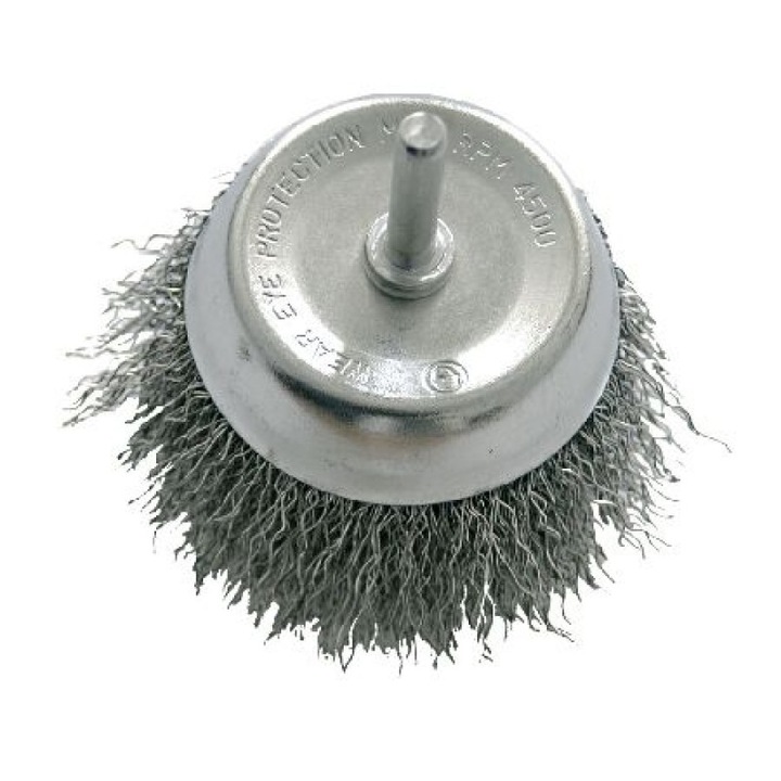 Proline acél drótkorong, 80 mm, harang drótkefe, csappal