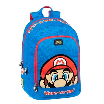 Ghiozdan scoala Super Mario, fiu, 32x45x21 Ghiozdan scoala Super Mario, fiu, 32x45x21
