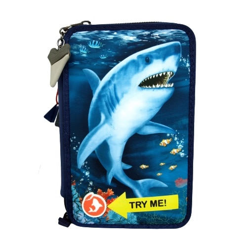 Penar echipat complet 3 fermoare, Underwater, cu LED, 20x13x7.5 cm