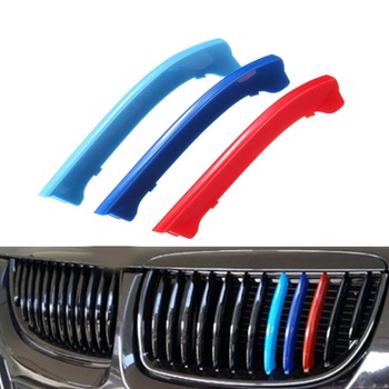 Set emblema ornament plastic grila , BMW MPower Seria 3 (E90, E91), 2007-2012 Set emblema ornament plastic grila , BMW MPower Seria 3 (E90, E91), 2007-2012
