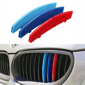 Set emblema ornament plastic grila BMW MPower Seria 5 (E60, E61) 11 bare 2005-2010 Set emblema ornament plastic grila BMW MPower Seria 5 (E60, E61) 11 bare 2005-2010