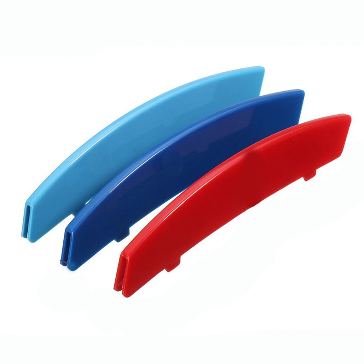 Комплект емблеми с пластмасови орнаменти за решетка, BMW MPower Series 5 (E60, E61) 11 бара 2005-2010