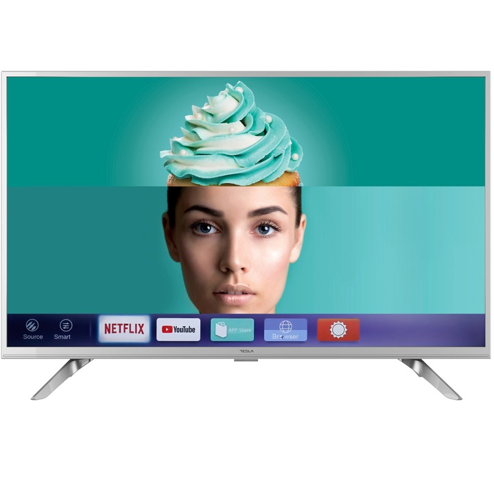 Televizor Tesla 32T320SHS, 81 cm, Smart, HD, LED, Clasa A+