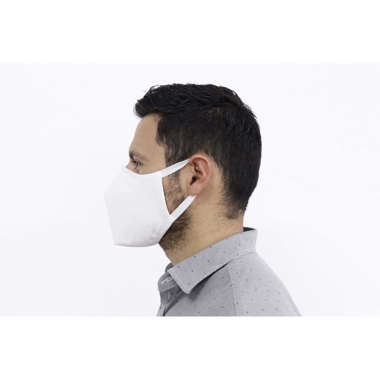 Masca textila MoXadTech alb, PV1, nivel 2, 1 pliu, 4 straturi eMAG.ro