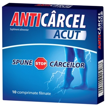 Supliment alimentar Anticarcel Acut, 10 comprimate filmate Supliment alimentar Anticarcel Acut, 10 comprimate filmate