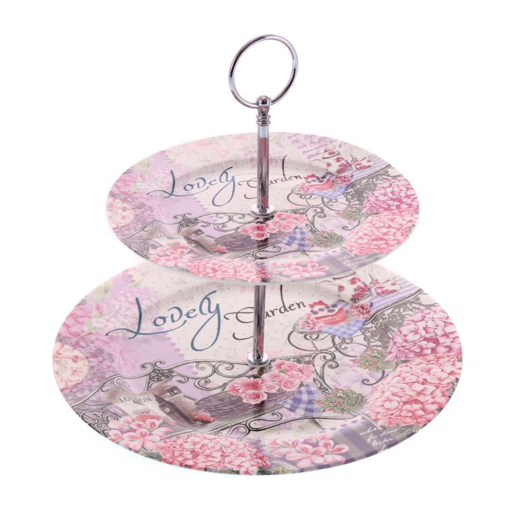 Platou 2 Nivele: Lovely Garden 25 cm