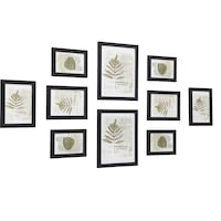 Set rame foto, 10 bucati, Negru