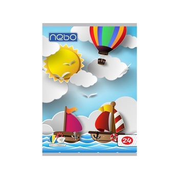 Caiet pentru scoala A5 tip I 24 file, barcute Caiet pentru scoala A5 tip I 24 file, barcute