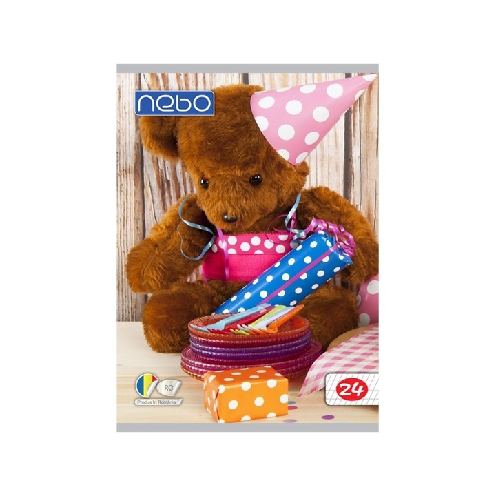 Caiet pentru scoala A5 tip I 24 file, ursulet