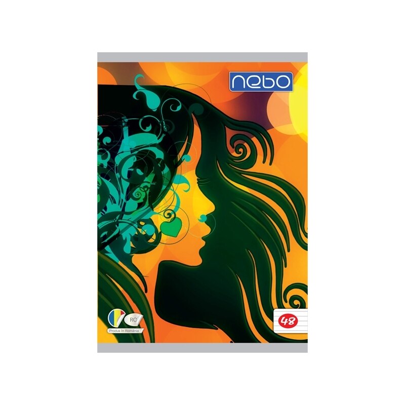 Caiet A4 48 file pentru scoala, fetita