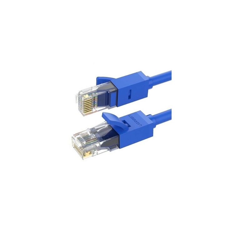 Ugreen Ethernet patchcord hálózati kábel RJ45 Cat 6 UTP 1000Mbps 3 m kék