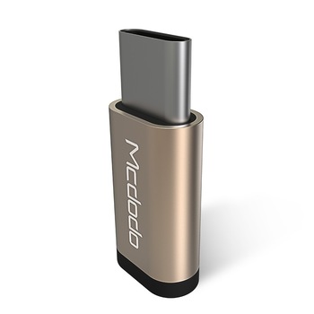 Adaptor Mcdodo Micro la tipul C Golden OT-2150 Adaptor Mcdodo Micro la tipul C Golden OT-2150