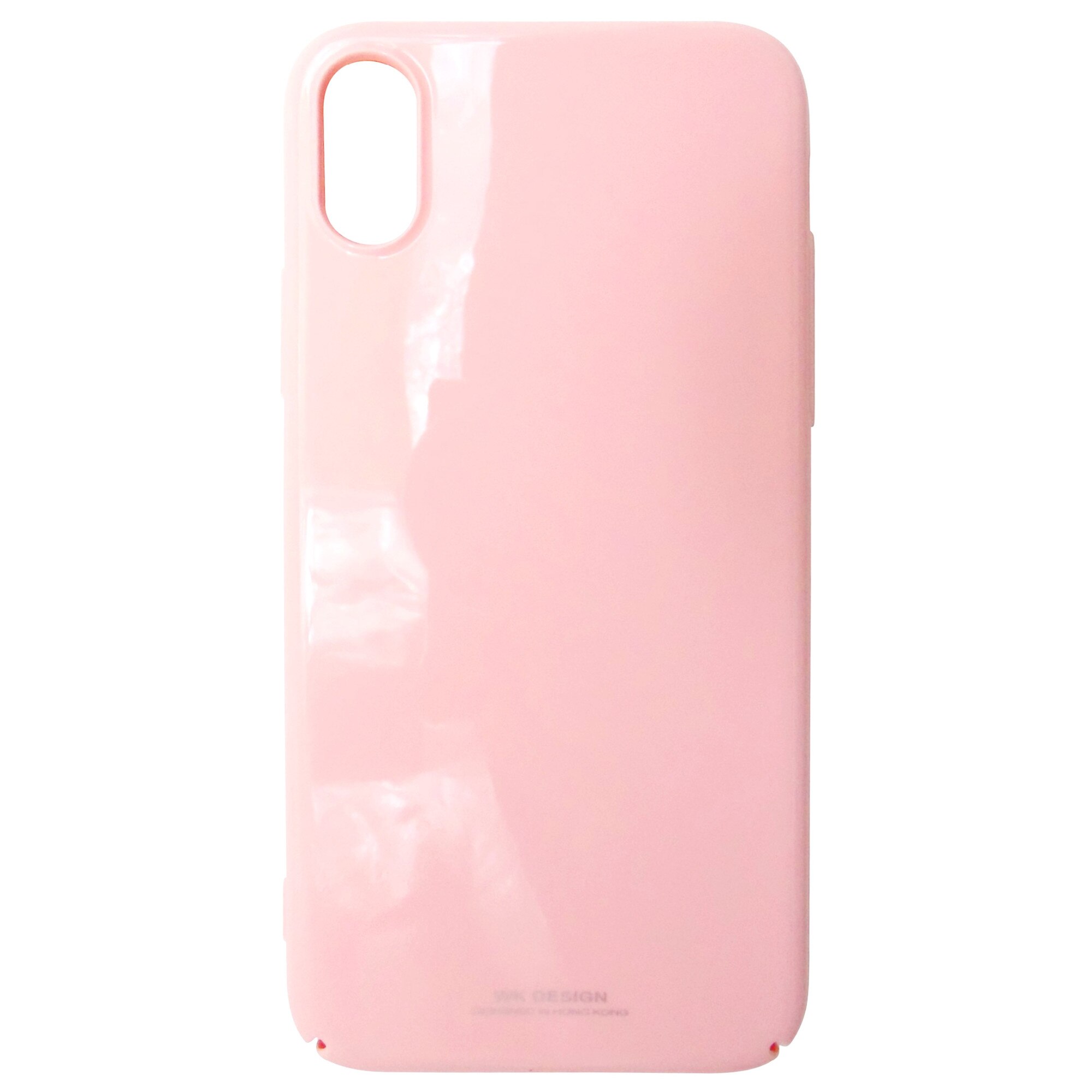 Husa capac spate plastic WK Design Sugar Series roz pentru Apple iPhone X/XS