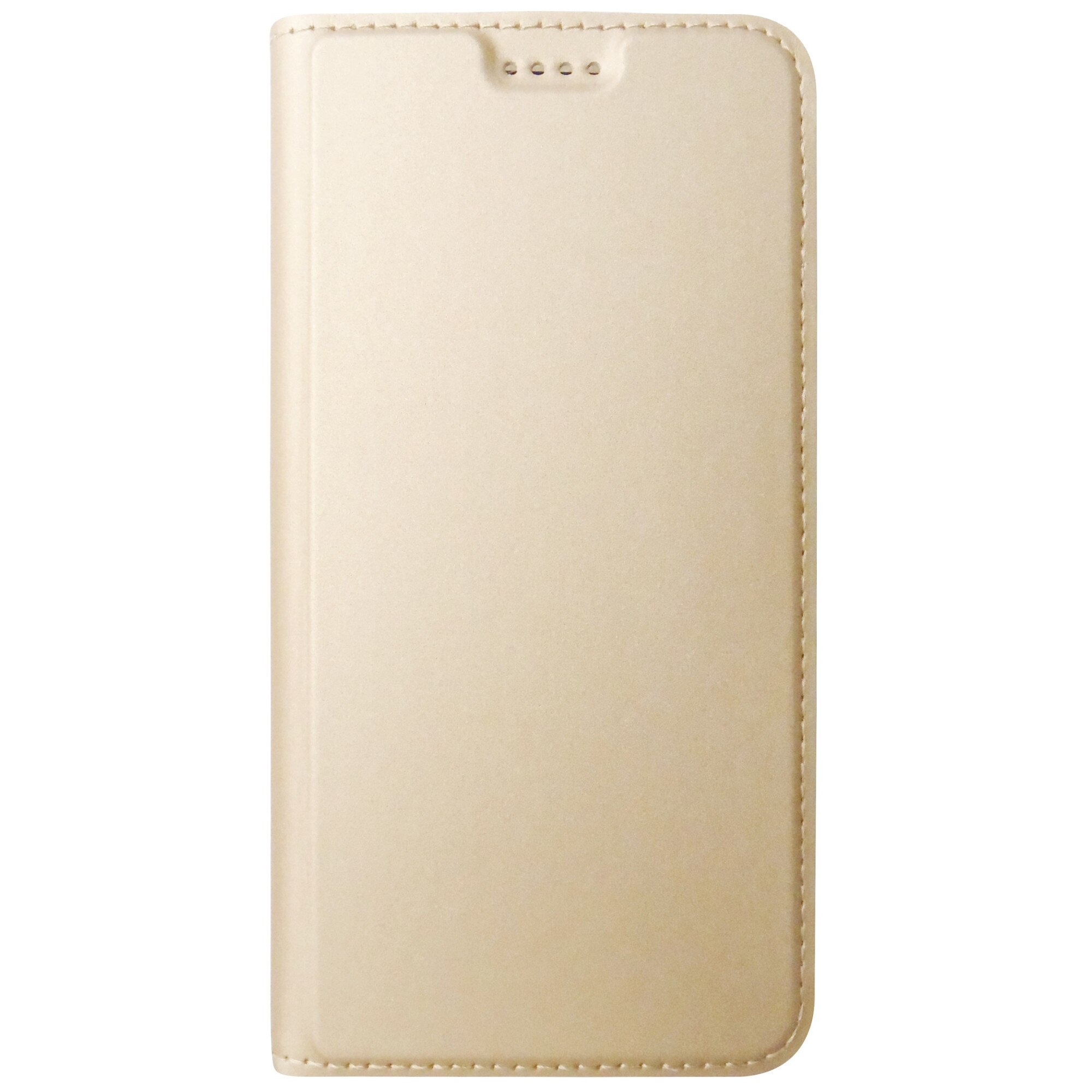 Husa tip carte cu stand Dux Ducis Skin Series aurie pentru Samsung Galaxy A6 2018