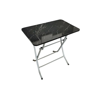 Masa plianta cu blat din MDF melaminat Harlem® Granith , 60X90X72 centimetri, Blat 18mm , Picioare emailate, Pliabila, Model Granit, Negru Masa plianta cu blat din MDF melaminat Harlem® Granith , 60X90X72 centimetri, Blat 18mm , Picioare emailate, Pliabila, Model Granit, Negru