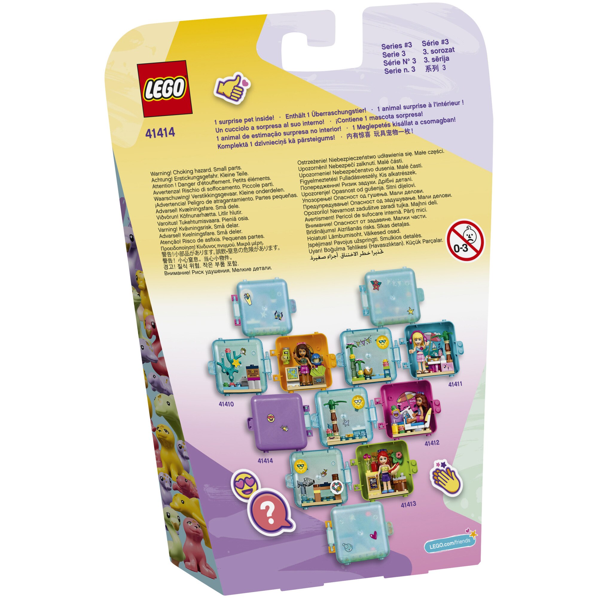 LEGO Friends - Cubul jucaus de vara al Emmei 41414 - eMAG.ro
