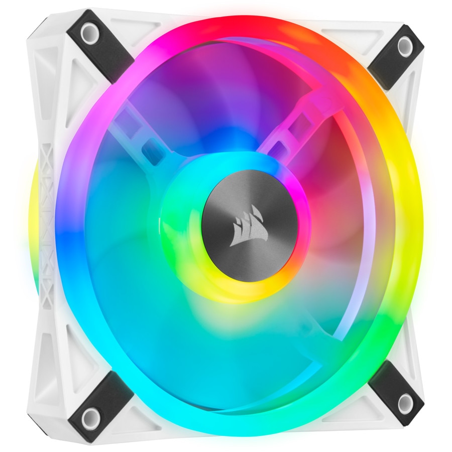 Ventilator Corsair iCUE QL120 RGB 120mm RGB PWM White