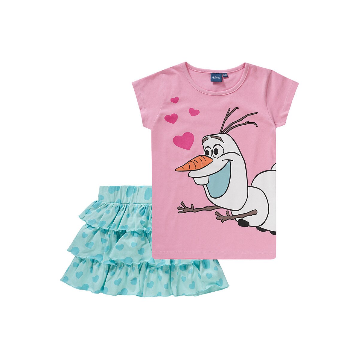 Compleu cu imprimeu Frozen by Disney fete,multicolor, marimea 128/134