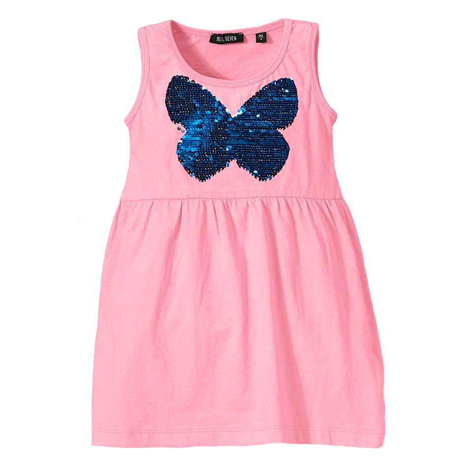 Rochie fete, Blue Seven, roz, marimea 128 cm, 8 ani